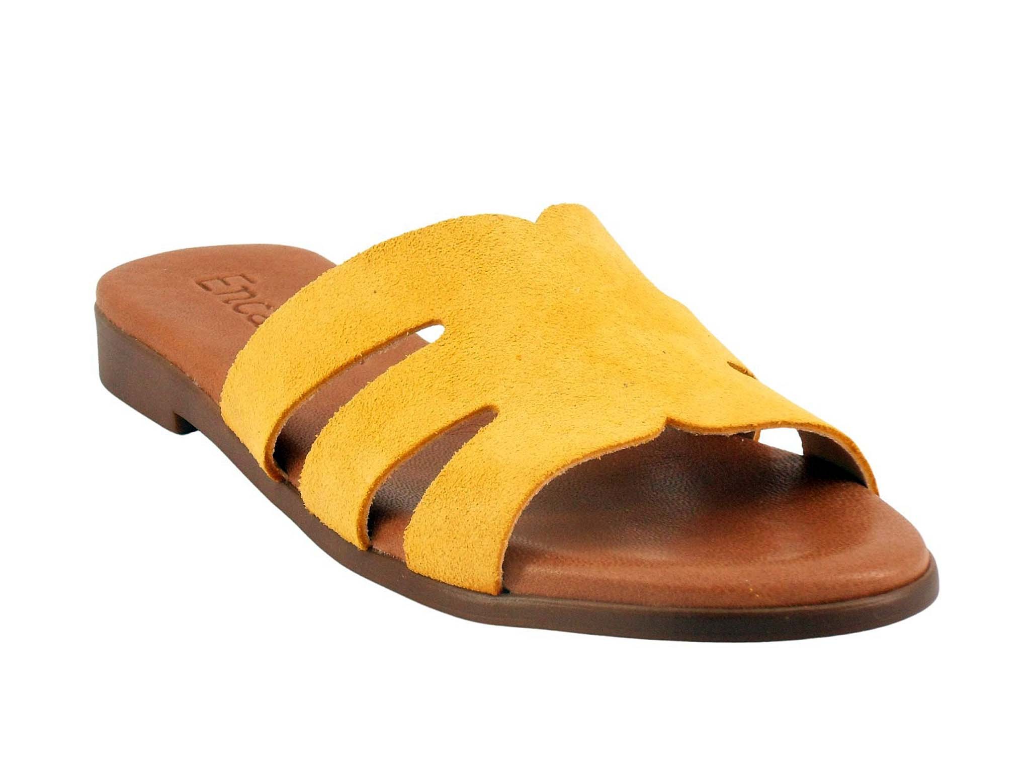 Yellow discount sandale femme